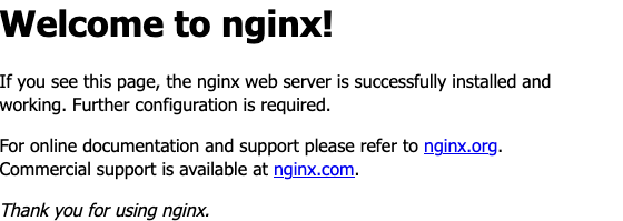 Welcome To NGINX Page